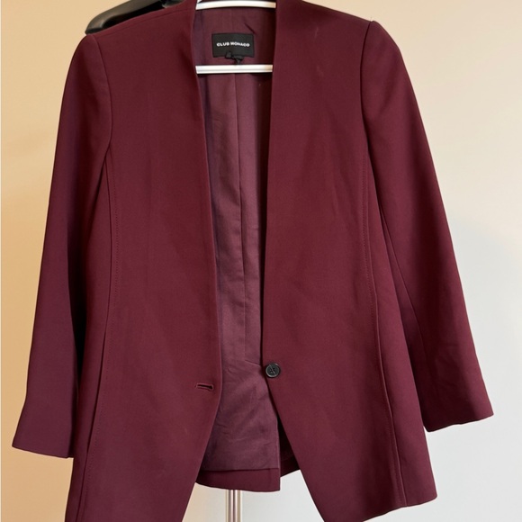 Club Monaco Jackets & Blazers - Club Monaco Deep Burgundy Blazer